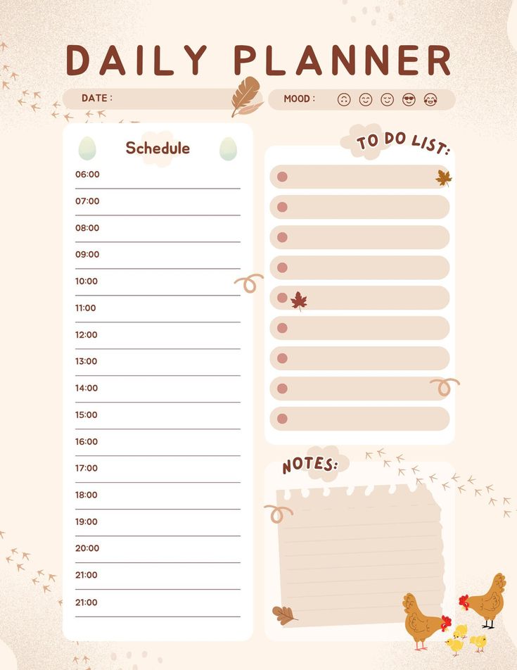 Kilonotes Template Free, Cute Daily Planner Template, Notebook Printables, Daily Planner Ideas, Autumn Template, Cute Weekly Planner, Cute Planners, Good Notes Templates, Bullet Journal Daily