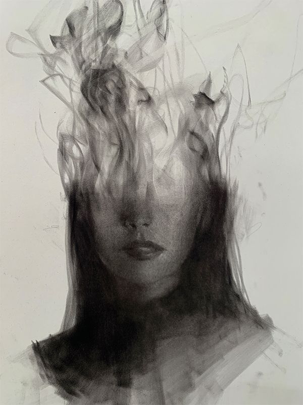 Josh Hernandez Josh Hernandez, Mad Charcoal, Charcoal Artists, Charcoal Art, Art Courses, Nature Art Painting, A Level Art, Project Inspiration, Abstract Drawings