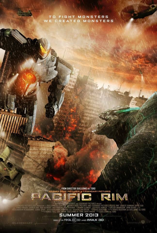 the movie pacific rim is shown in this promotional poster for the upcoming film, pacific rim