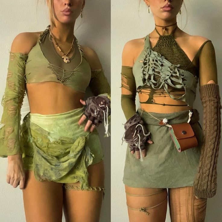 Fairy Tops Aesthetic, Subversive Festival Outfit, Fairy Like Outfits, Fairycore Festival Outfits, Diy Fairycore Clothes, Subversive Fashion Diy, Festival Fairy Outfit, Grunge Fairy Costume, Fairy Look Outfit