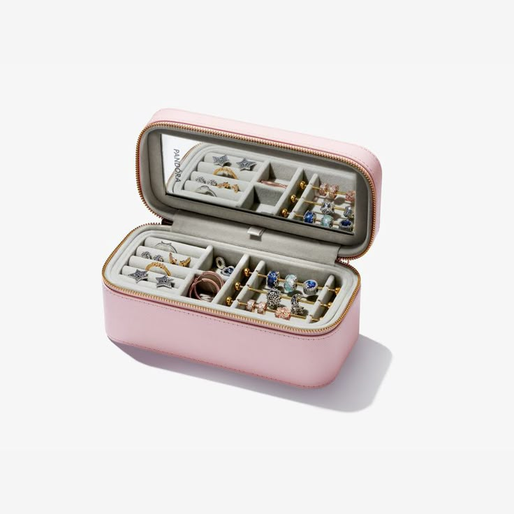 Pink Small Jewellery Box | No metal | Pandora US Modern Rectangular Jewelry Storage Box Included, Modern Rectangular Jewelry Storage With Box, Rectangular Jewelry Storage Gift Box, Modern Jewelry Storage With Box Included For Gift, Modern Jewelry Storage Box As Gift, Luxury Rectangular Jewelry Storage Case Gift, Modern Jewelry Storage Box As A Gift, Luxury Jewelry Storage Box For Gift, Luxury Jewelry Storage Box Gift