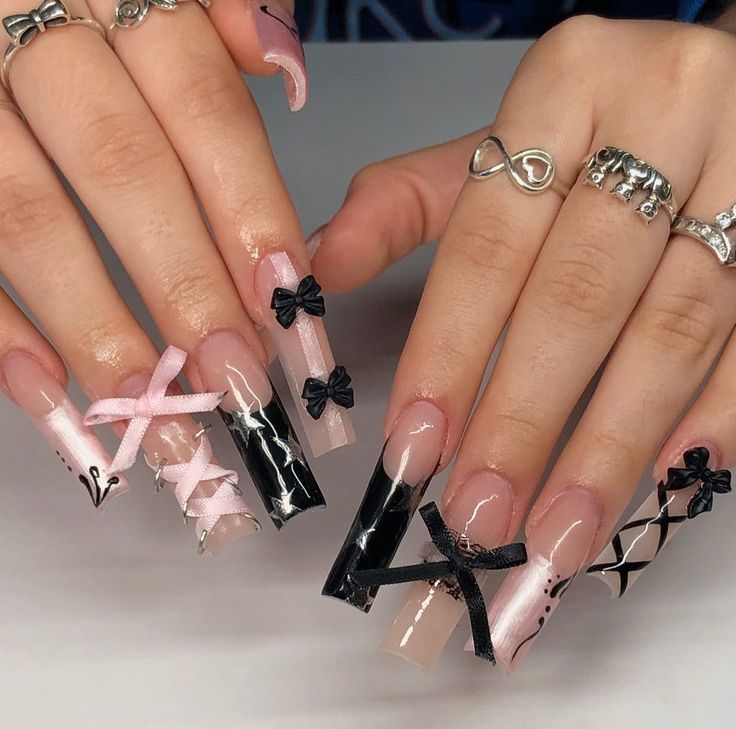 Music On Spotify, Nail Designs, Nails, Music, Pink, White, Instagram, Black