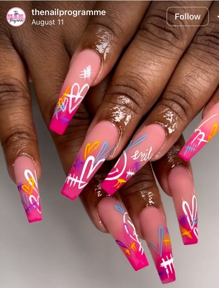 Sassy Nails, Work Nails, Classy Acrylic Nails, Dope Nail Designs, Nail Designs Glitter, Pink Acrylic Nails, Coffin Nails Designs, Pretty Acrylic Nails, Fancy Nails