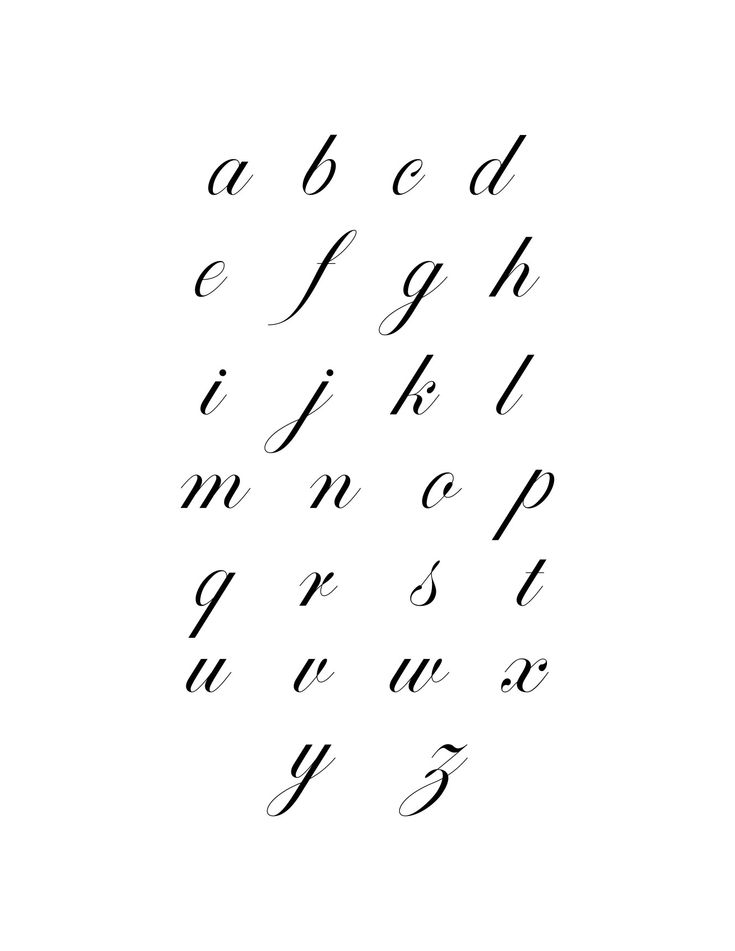 the upper and lower case of an english alphabet