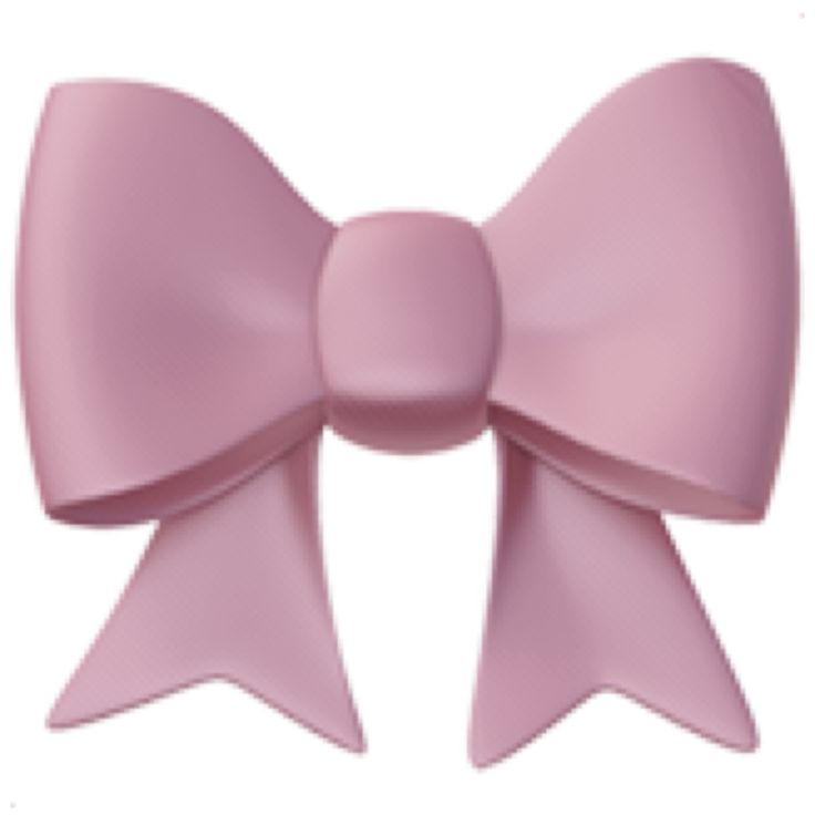 a close up of a pink bow on a white background