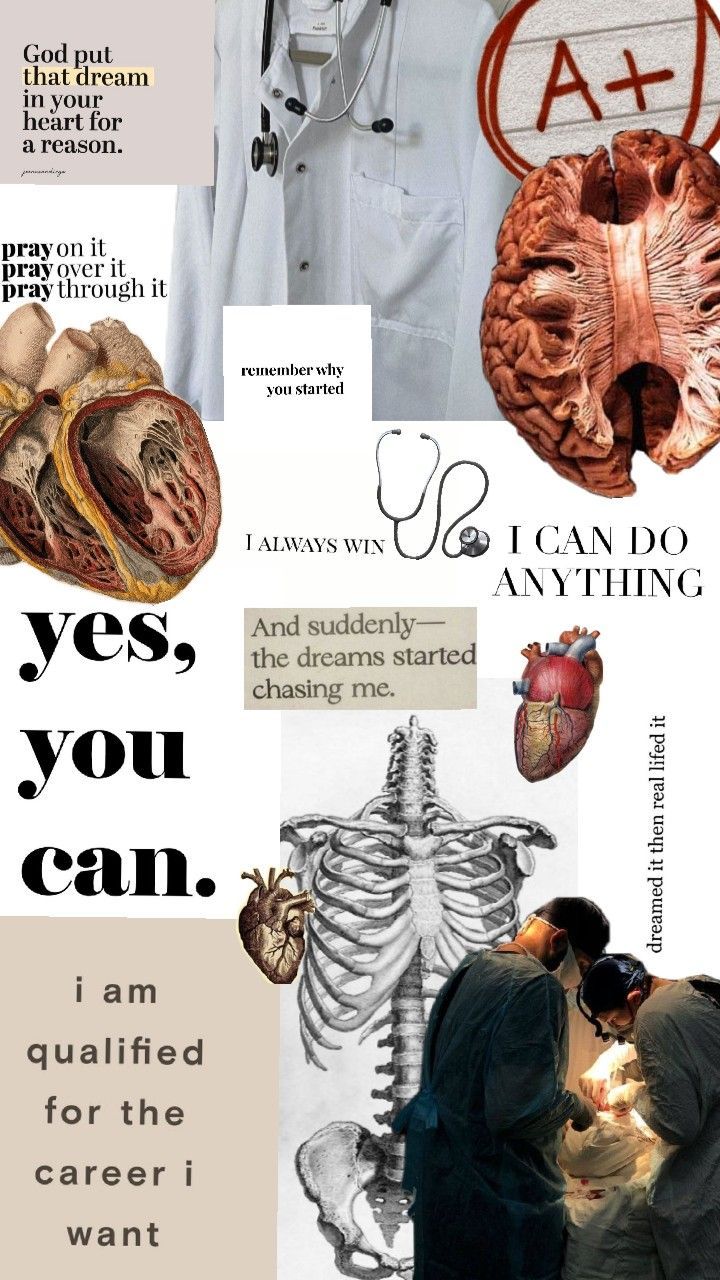 a collage of medical related images with captions that say yes, you can