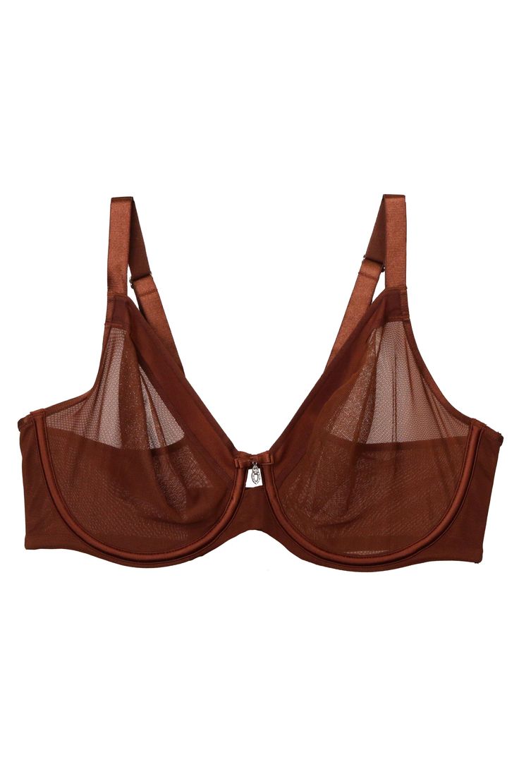 A plunging stretch neckline detail offers perfect contoured coverage. It’s a great option for the full-figured woman who likes a natural bust shape. The exceptional fit & support you know and love from Curvy Couture, this plus size sheer unlined bra gives you sexy & comfort all in one! Sheer see-through unlined cups with two layers of mesh Soft lightweight cups and give full coverage Enhances your most natural shape with molded cups Airy yet supportive, this mesh bra is anchored with encased und Designer Bra, Mesh Bra, Unlined Bra, Sport Bra Top, Clothes Shopping, Full Figured, Underwire Bra, Boy Shorts, Sport Shorts