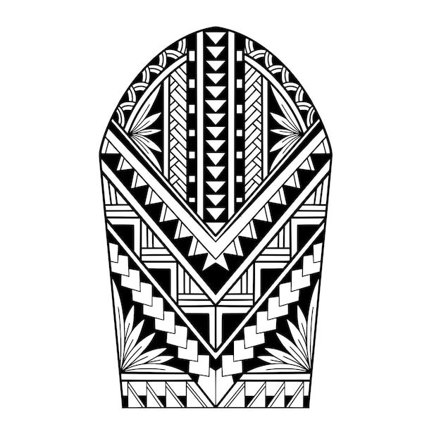 a black and white drawing of an object with geometric designs on it's sides