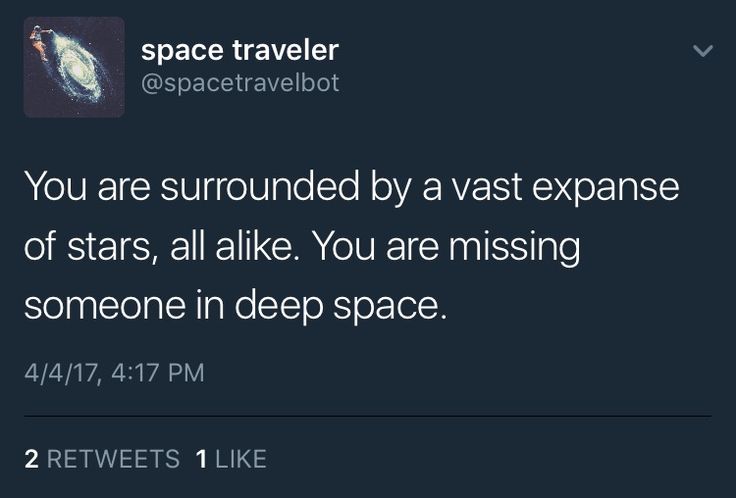 the space traveler tweets on twitter