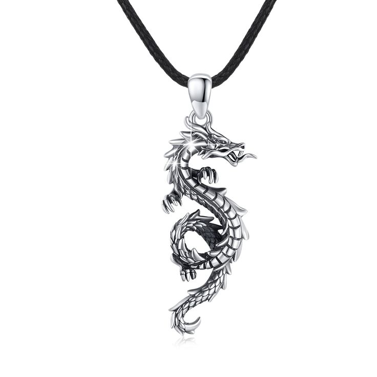 PRICES MAY VARY. The Dragon is one of the most powerful totems is surrounded with mystique and appears in many legends and folklore throughout history. Most often it carries a reminder of strength, courage and fortitude. Dragons are also symbols of protection. Material: 925 sterling silver chain is proven hypoallergenic with no harmful ingredients, nickel free, lead free and cadmium free. Dainty necklaces that have a classic style and are very comfortable on any occasion. That perfect gift for s Dragon Necklaces For Men, Dragon Jewelry Silver, Dragon Accessories Silver, Toothless Dragon Necklace, Dragon Jewelry Necklaces, Dragon Key Necklace, Silver Dragon Necklace, Dragon Necklace, Dragon Jewelry