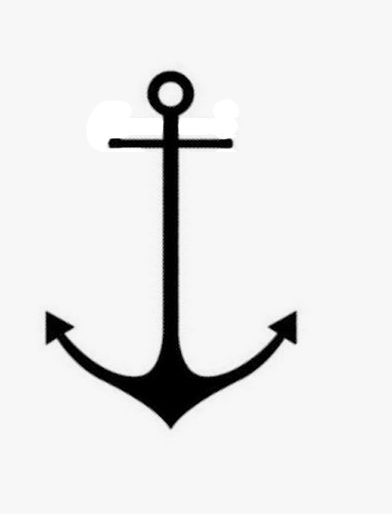 an anchor on a white background