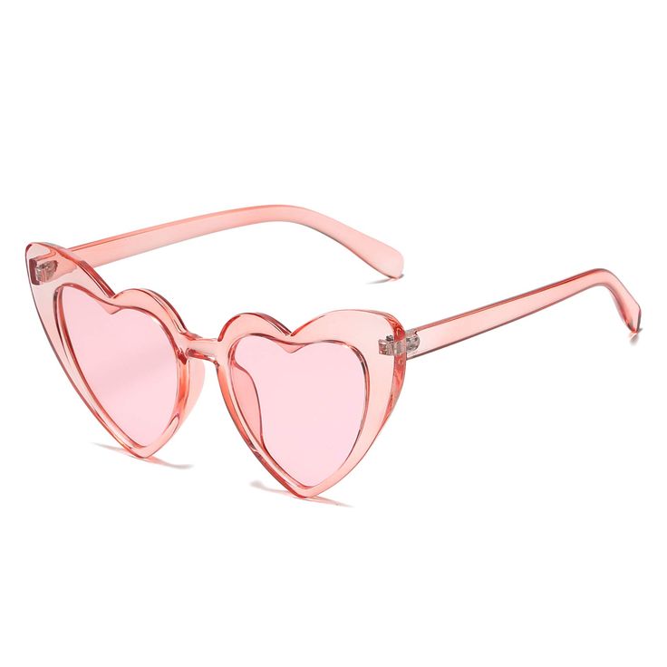 PRICES MAY VARY. Heart Shaped Frame Design with fresh and unique is trend around the world. UV400 PROTECTION, Adapt to All Occasions:100% UV400 Protection Lens,Blocks 100% Harmful UVA,UVB & UVC Rays. Perfect choice for outdoor sports and activities such as shopping, driving, walking, travelling. This Love fashion eyewear is made of high quality environmentally friendly plastic, toxic-free and safe. Durable and drop-resistant Candy color eyewear is available in many colors, ideal for vacations, p Cute Sun Glasses, Kurt Cobain Glasses, Goggle Sunglasses, Heart Shaped Glasses, Chic Sunglasses, Heart Shaped Frame, Cute Sun, Shaped Sunglasses, Toxic Free