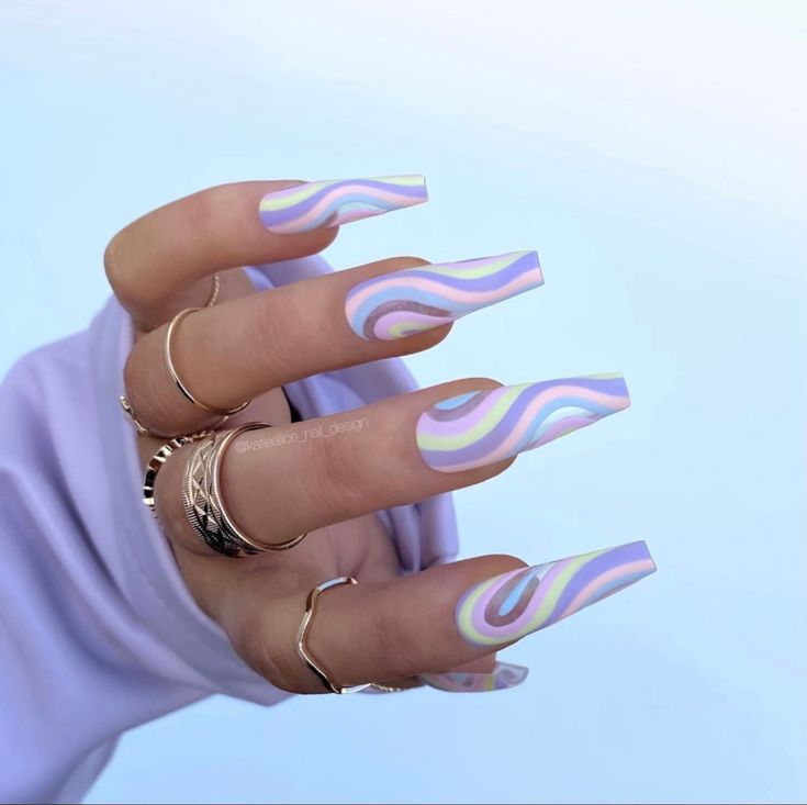 Lilac pastel swirl acrylic nails art design summer spring 2021 Summer nails 2021 inspo colors trendy ideas cute bright 2020 fun simple acrylic designs 2021 color trends art short beach white aesthetic green pretty ideas coffin ideas acrylic coffin 2020 color trends neon gel spring cool almond pastel orange polish ombre classy pastel design art design blue multicolors french nails long natural pastel swirl Nails Design Short, Wine Red Nails Acrylic, Red Nails Acrylic Square, Nails Acrylic Square Long, Nails Acrylic Almond, Red Nails Acrylic, Wine Red Nails, Nails Acrylic Square, Nails Round