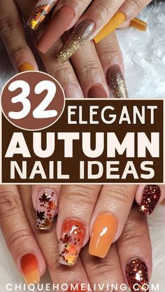 Fancy Fall Nail Designs, Fall 2024 Nail Designs, Fall Birthday Nail Ideas, Transition Nails Summer To Fall, Fall Nails 2024 Trends, Fall Gel Nails Designs Autumn, 2024 Fall Nail Trends, Fall Gel Nails Ideas, Fall Coffin Nail Ideas