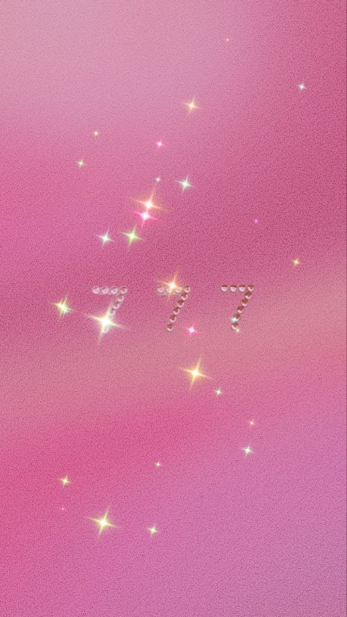 a pink background with stars and the word love spelled out in gold letters on it