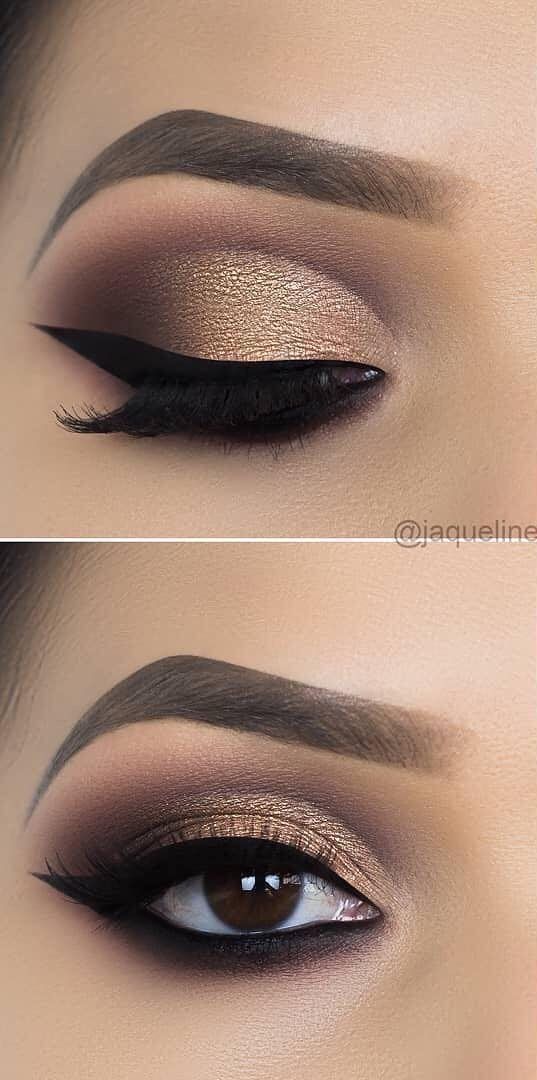 Glamour Eye Makeup, Machiaj Smokey Eyes, Eyeshadow Basics, Eye Makeup Looks, Makeup Help, Smink Inspiration, Makijaż Smokey Eye, Hooded Eyes, Eye Makeup Tips