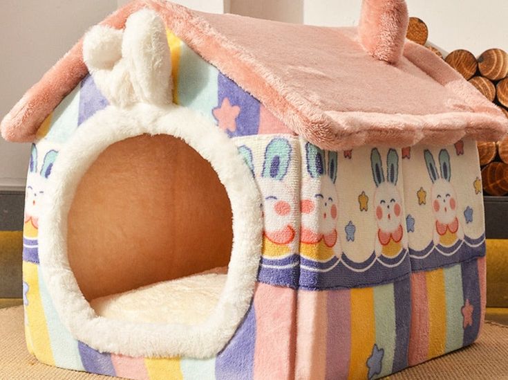 Pet Indoor House Style B- Foldable & Washable GROOMY Niche Chat, Indoor Dog House, Cleaning Pet Hair, Cats House, Cat Things, Calm Dogs, Yorkie Dogs, Indoor Dog, Cat Cafe