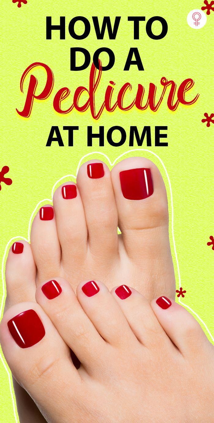 Knowing how to do a pedicure at home can save you an expensive salon trip. Follow our simple step by step guide to giving your feet a well-deserved pampering. Home Pedicures Diy, Perfect Pedicure At Home, At Home Mani Pedi, Diy At Home Pedicure, How To Give Yourself A Pedicure At Home, How To Pedicure At Home, Pedicure At Home Step By Step Video, Self Pedicure At Home, How To Do Pedicure At Home