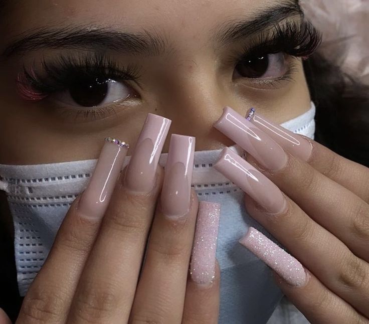 Long Acrylic Nail Designs, Simple Acrylic Nails, Long Acrylic Nails Coffin, Long Square Acrylic Nails, Bling Acrylic Nails, Acrylic Nails Coffin Short, Pink Acrylic Nails, Square Acrylic Nails, Fire Nails