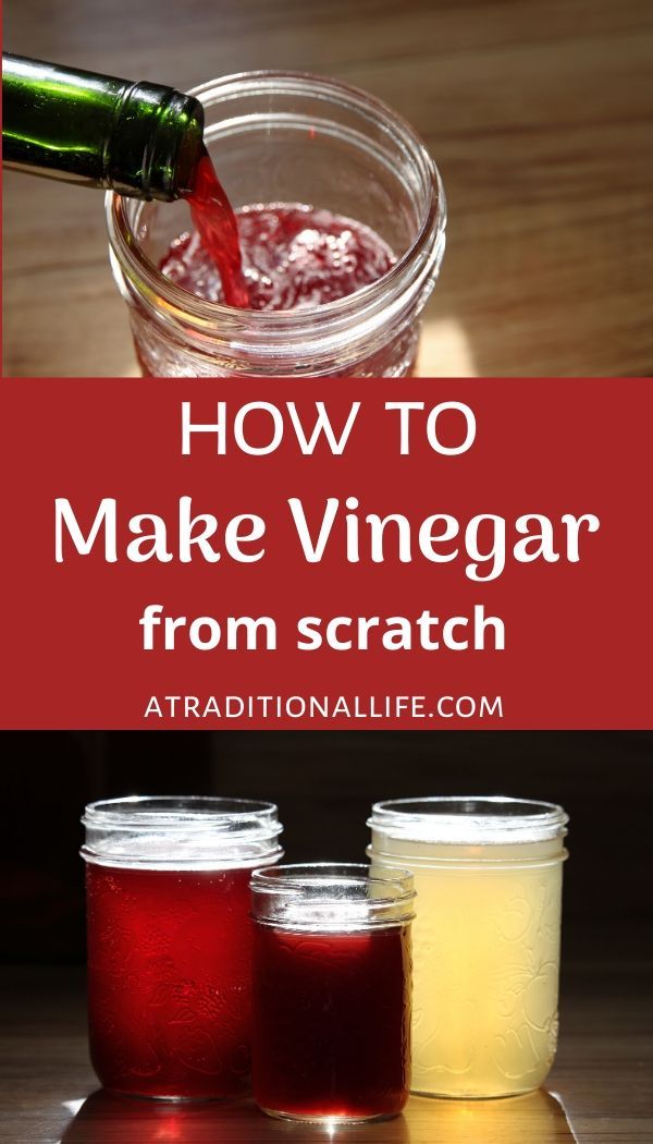 how to make vinegar from scratch