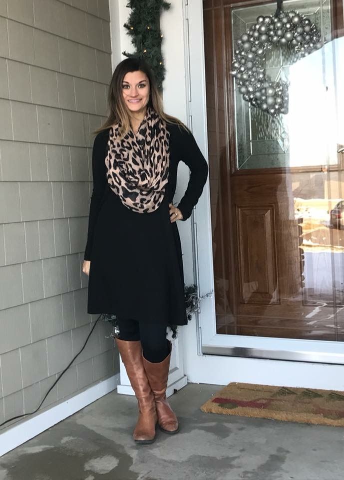 Weather Outfits, Grey Dresses, Leopard Print Scarf, Church Outfits, Cold Weather Outfits, Mom Outfits, Daily Look, V Neck Dress, Gray Dress