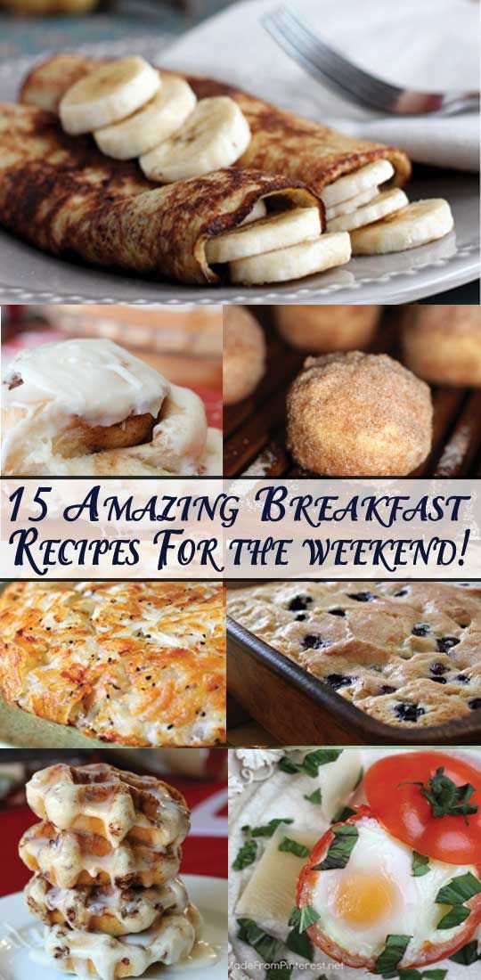 breakfast recipes for the week ahead