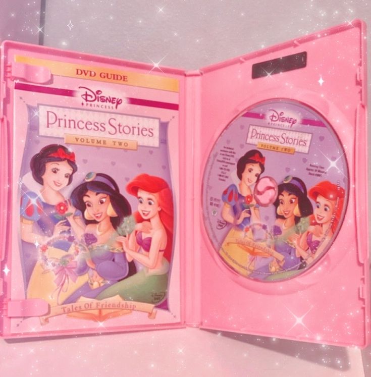 there is a dvd case with princesses on it