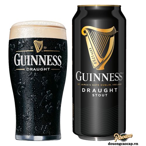 Bia Guinness Draught Stout 4.1% - Lon 440ml - Thùng 24 Lon Guinness Draught, Black Stuff, Guinness, Fun Drinks, Travel Mug, Beer, Good Things, Drinks, Tableware