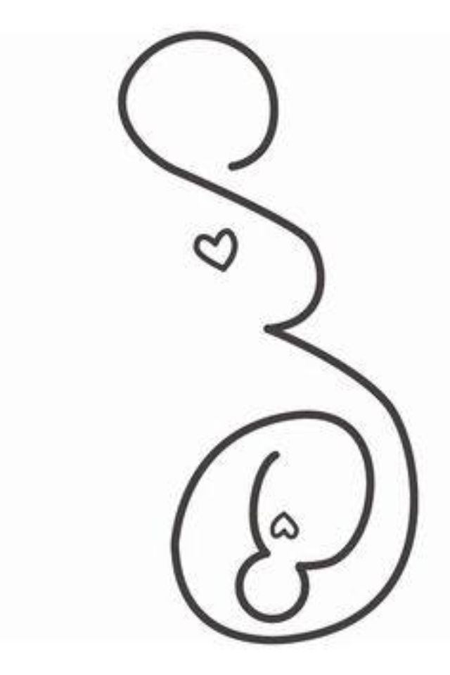 a black and white drawing of the letter s with hearts on it's side