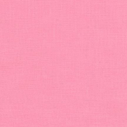 K001-261 BUBBLE GUM Pink Cotton Candy, Cotton Texture, Robert Kaufman Fabrics, Kona Cotton, Robert Kaufman, Saturated Color, Bubblegum Pink, Coral Pink, Modern Quilts