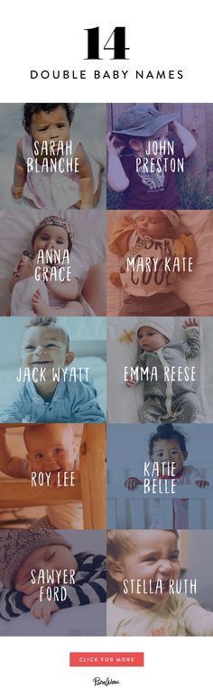 the names of baby names in different colors and sizes, including one for each child's name