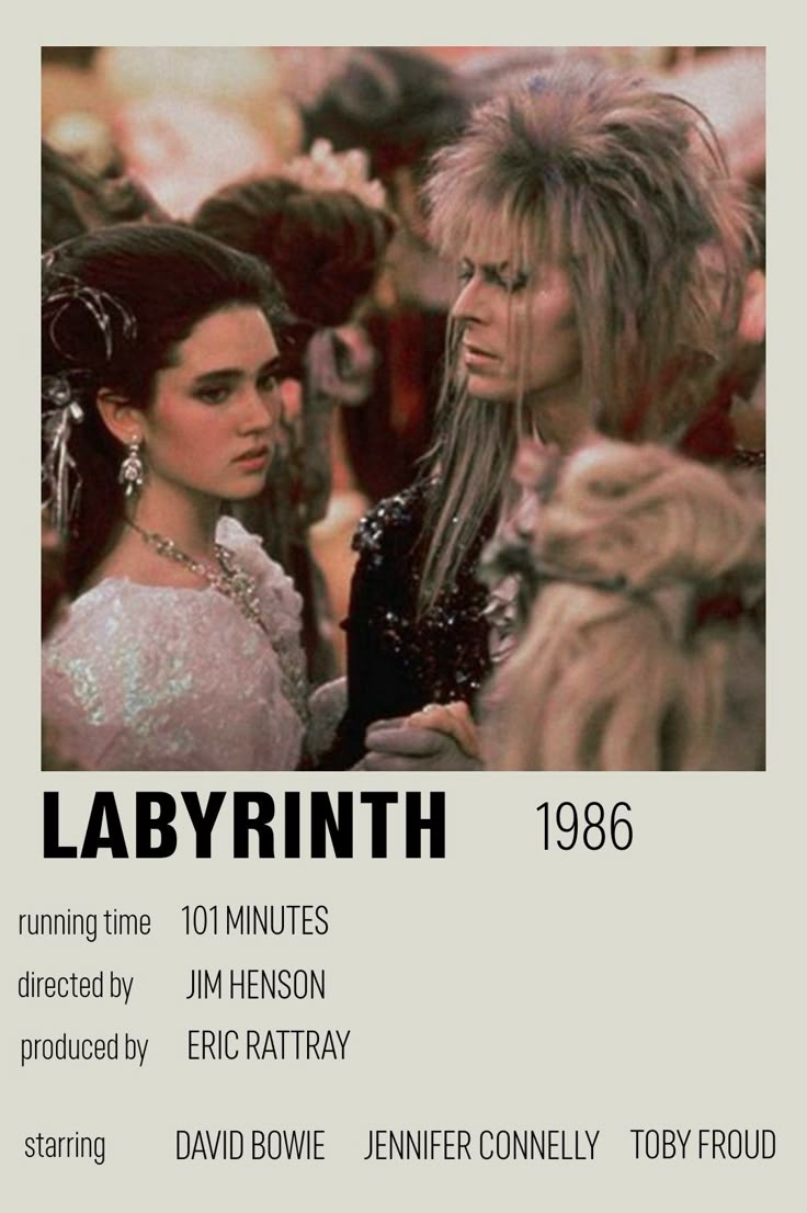 the movie poster for ladyrinth starring actors