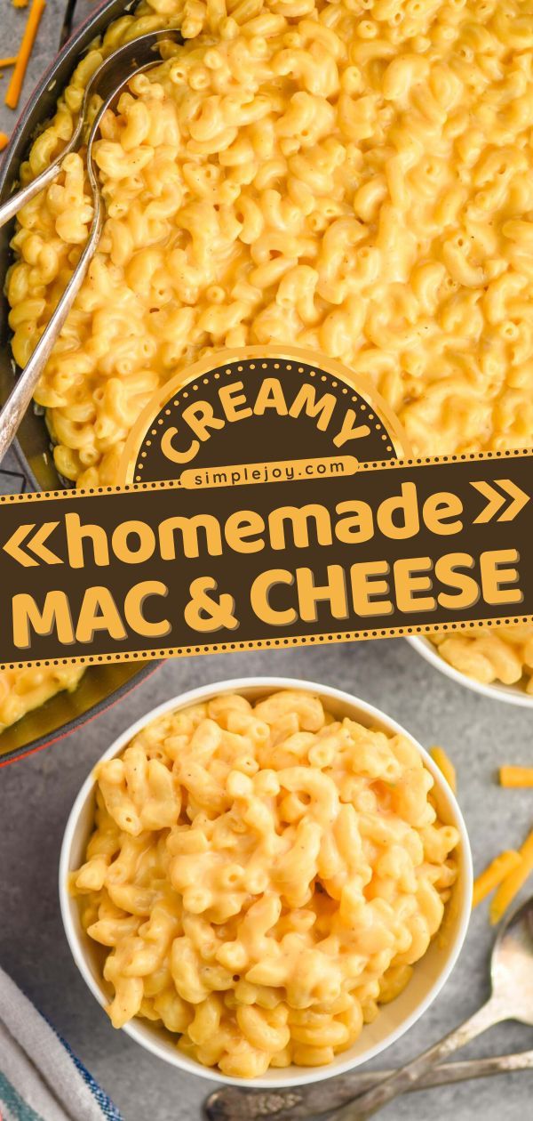 Mac and Cheese, Thanksgiving side dishes, best comfort food recipes Best Homemade Mac And Cheese, Easy Mac N Cheese Recipe, Alfredo Recipes, Homemade Macaroni And Cheese, Mac And Cheese Sauce, Best Macaroni And Cheese, Baked Macaroni And Cheese, Stovetop Mac And Cheese, Homemade Mac And Cheese