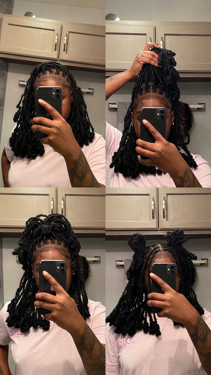 Soft Loc Barrel Style, Barrel Twist Soft Locs Women, Barrel Soft Locs Styles, Soft Locs Barrel Ends, Soft Loc Barrel Twist, Barrel Twist Soft Locs, Barrel Soft Locs, Soft Locs Hairstyles Short, Soft Loc Bob With Barrel Ends