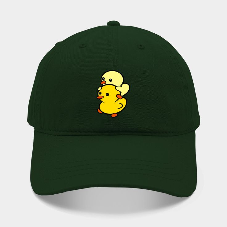 Duckie and Duck Original -- Choose from our vast selection of Dad hats to match with your favorite design to make the perfect custom graphic Hat. Customize your color! For men and women. Duck Hat, Dad Hat, Cotton Twill Fabric, Pet Birds, Dad Hats, Cotton Twill, The Selection, Men And Women, For Men