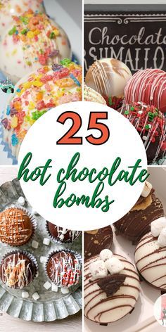 25 hot chocolate bonks that are perfect for any occasion or special occasion in the house