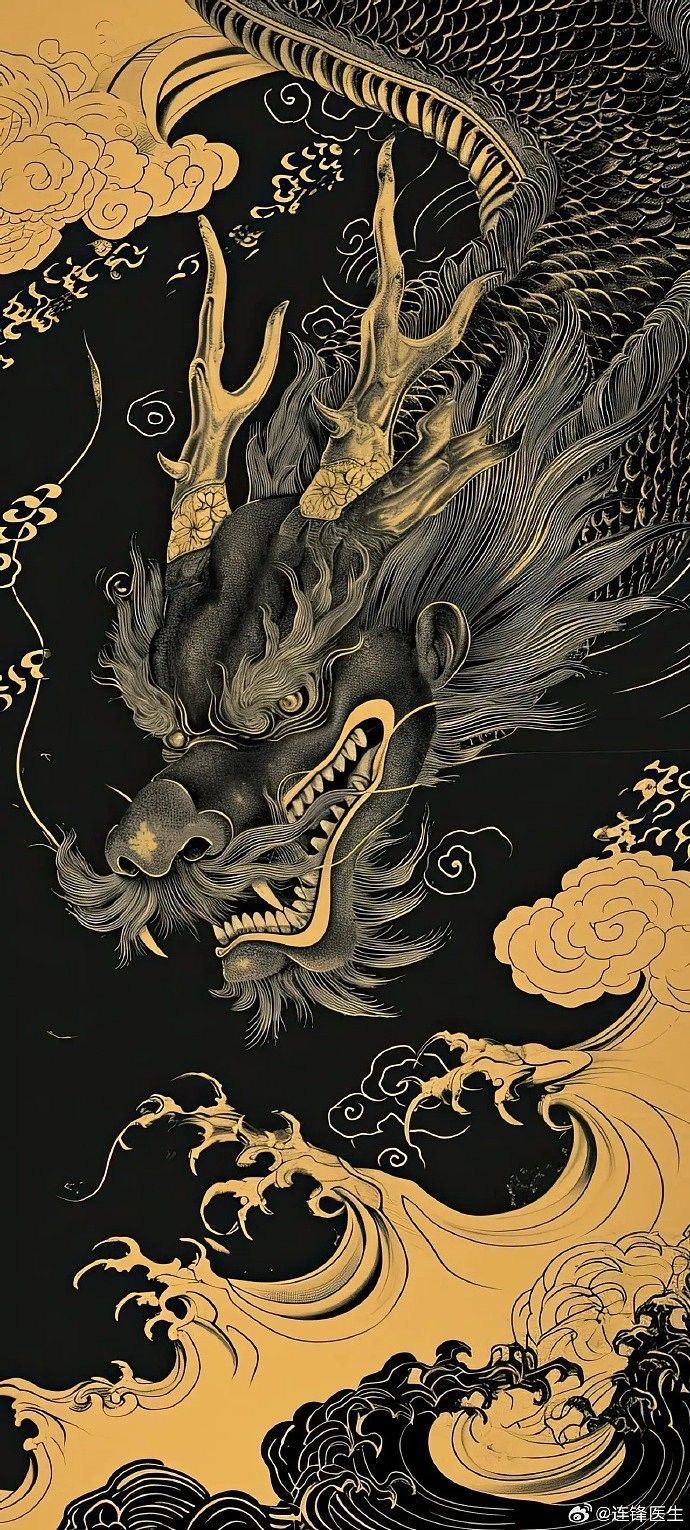 Asian Wallpaper, Dragon Tattoo Art, Dragon Wallpaper Iphone, Dragon Wallpaper, Japanese Pop Art, Dragon Artwork Fantasy, Japanese Art Prints, Dragon Illustration, Japanese Dragon