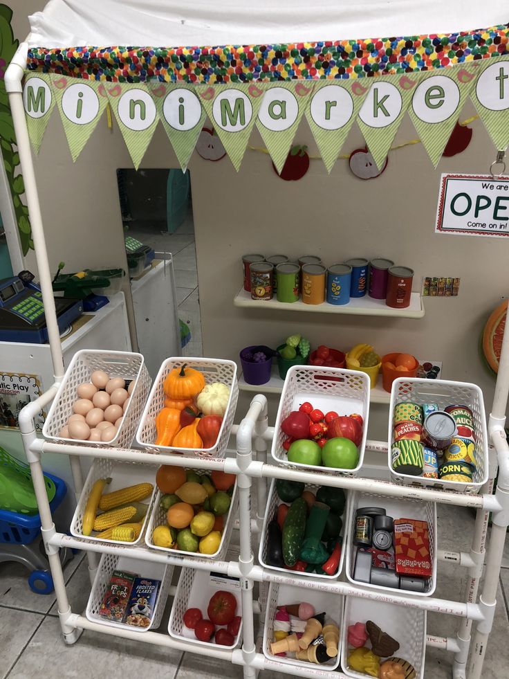 an assortment of fresh fruits and vegetables on display