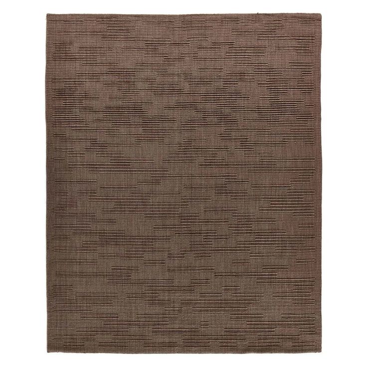 a brown rug on a white background