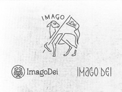 an image of a dog with a flag on it's back and the words imago