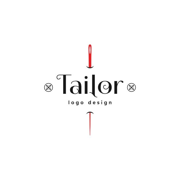 the logo for tailor company is shown in black and white with an arrow pointing to it