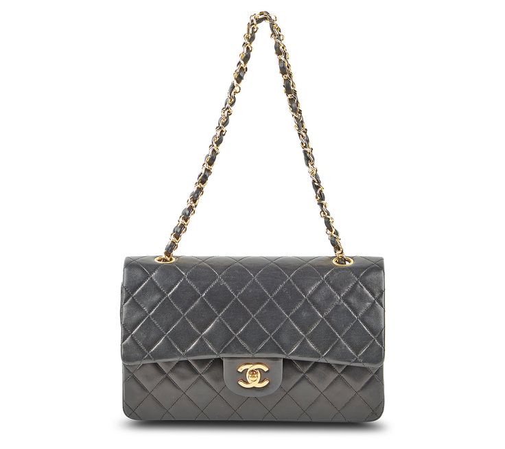 Indulge in the timeless elegance of the pre-owned Chanel Classic Double Flap shoulder bag, crafted from luxurious lambskin in a sophisticated black, complemented by striking goldtone hardware. This exquisite piece features a double strap and an organized interior with two slip pockets, ensuring your essentials are neatly stored. From Chanel. Classic Pre-owned Shoulder Bag, Pre-owned Classic Business Shoulder Bag, Classic Pre-owned Business Shoulder Bag, Classic Rectangular Pre-owned Shoulder Bag, Elegant Pre-owned Rectangular Bag, Pre-owned Business Bags, Adaptive Clothing, Koolaburra By Ugg, Beauty Storage