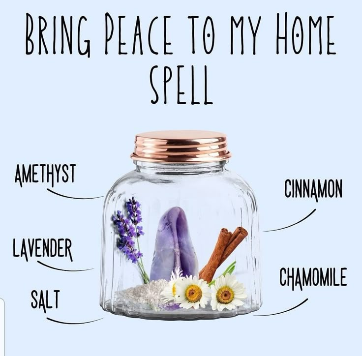 Home Spell Jar, Witches Jar, Wicca Recipes, Spell Bottles, Banishing Spell, Good Luck Spells, Door Way, Wiccan Crafts, Jar Spells