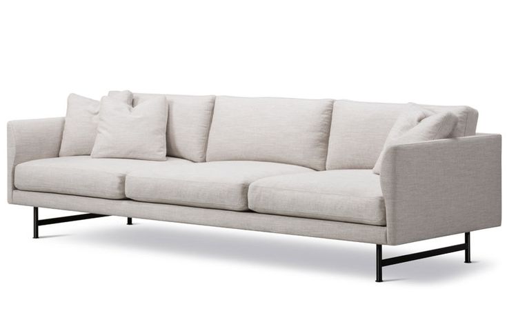 "My starting point is the familiar and the enjoyable. Designs must serve their purpose and, more than anything, they should bring you pleasure." -Hugo Passos  Contemporary, cosy and customizable. Those are just some of the attributes you'll see in Calmo. A sofa concept driven by the idea of personalizing the living space. Expressed in an understated aesthetic that exudes elegance. Calmo's streamlined design is the starting point for your opportunity to add, expand, alter or embellish. The straight lines of the structure gently converge with discrete curves as details. The effect is a calm sense of simplicity.  Choose a fabric from an array of high-end fabrics including leather, each with its own tonality and tactile feel. To enhance a sense of cosiness, Calmo has optional cushions for extr Complete The Picture, Three Seat Sofa, Office Bed, Streamline Design, Three Seater Sofa, Straight Lines, Lounge Sofa, Bench With Storage, 3 Seater Sofa