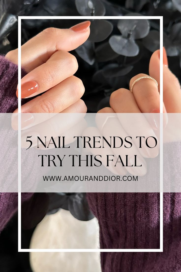 Nail trends to try this fall #fallnails #septembernails #octobernails #nailtrends Negative Space Art, New Nail Trends, Back To School Nails, September Nails, Fall Nail Trends, October Nails, Y2k Nails, School Nails, New Nail