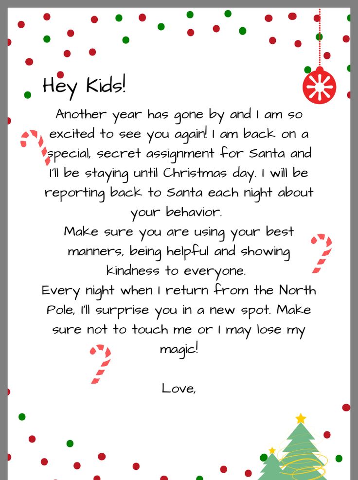 Elf On Shelf Letter, Elf Letters Printable, Welcome Back Letter, Elf Goodbye Letter, Elf Notes, Dear Santa Letter, Goodbye Letter, Welcome Letter, Easy Elf