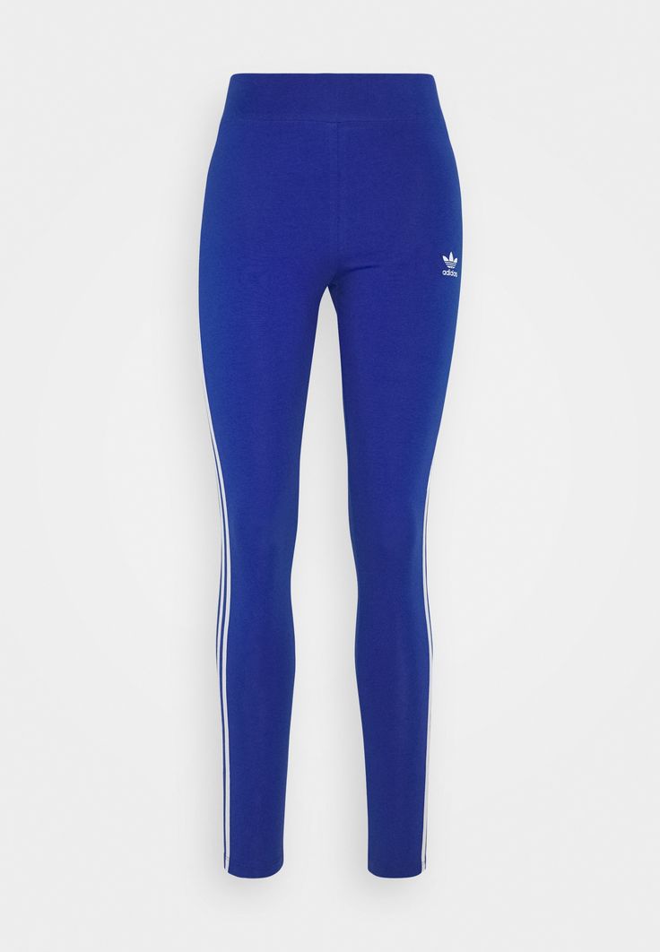 adidas Originals Leggings - Trousers - team royal blue/white - Zalando.de Tight Leggings, Adidas Originals, Royal Blue, Tights, Blue White, Snoopy, Sweatpants, Blue And White, Trousers