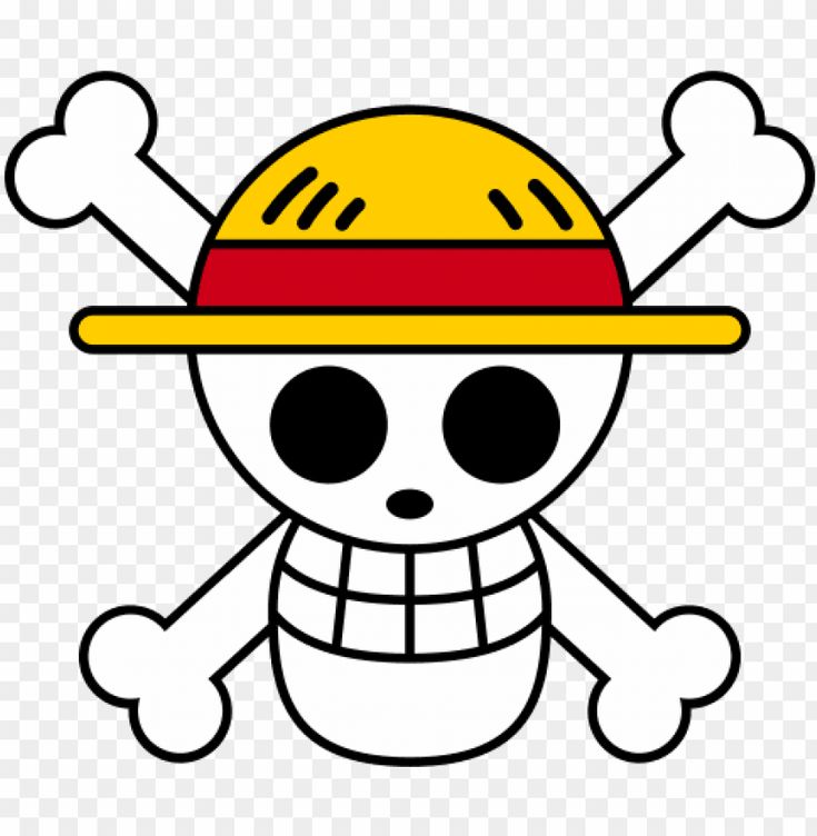 a skull wearing a hat with bones on it