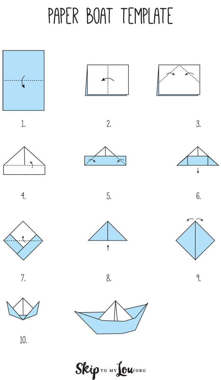 how to make a paper boat that floats in the water with instructions for beginners