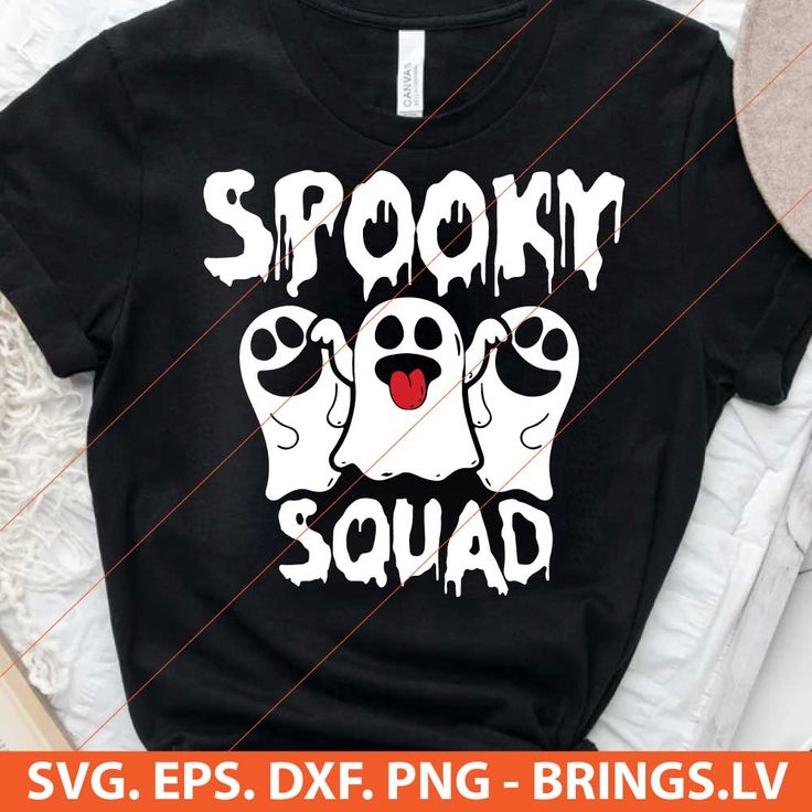 spooky squad halloween svg cut file